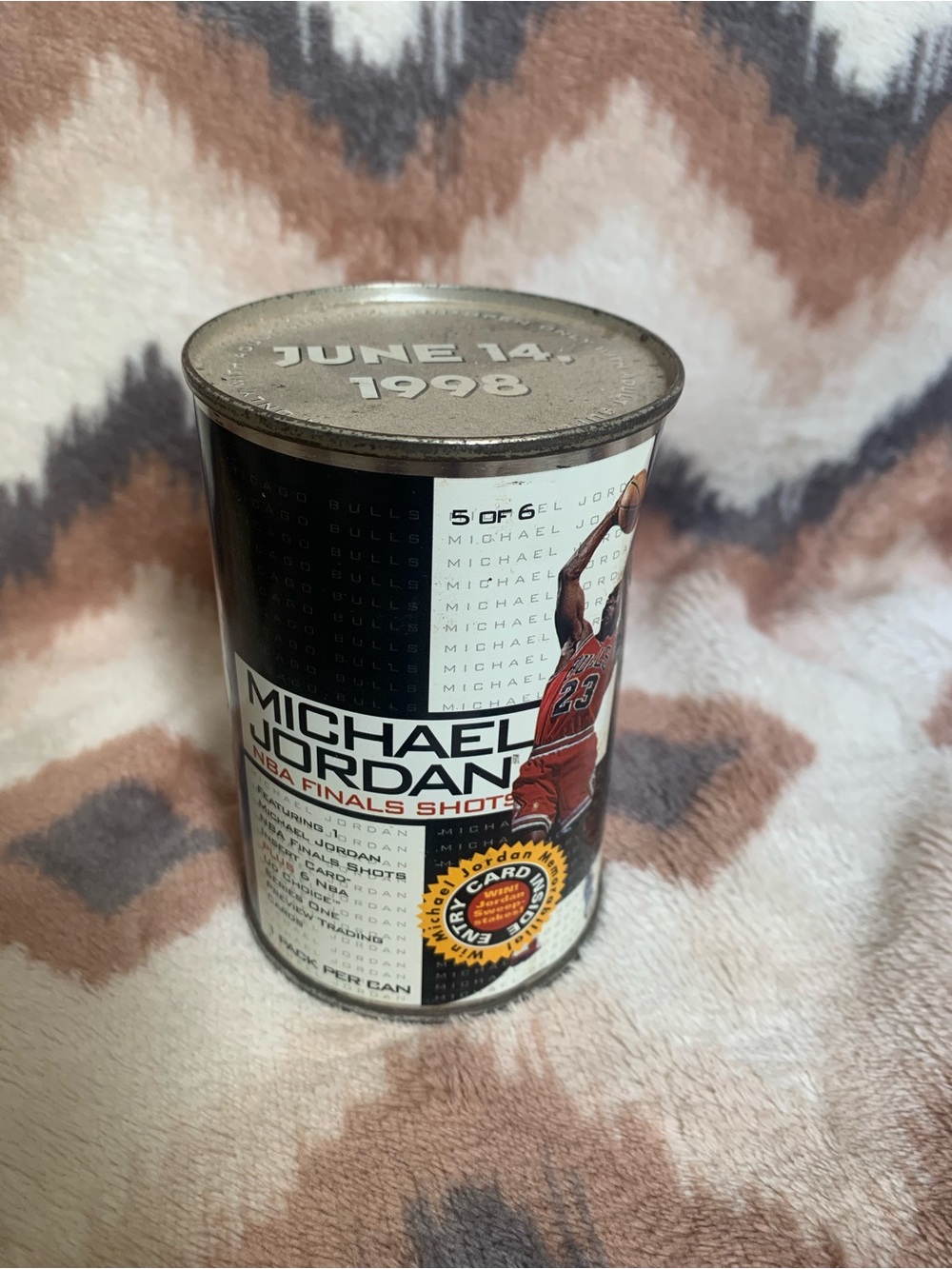 Michael Jordan Upper Deck Nba Finals Shots June 14, 1998 Can 5 Of 6